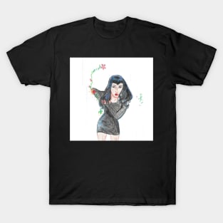 Girl in Black T-Shirt